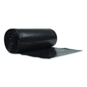 Eco Strong Can Liners, 60 gal, 1.35 mil, 38" x 58", Black, P