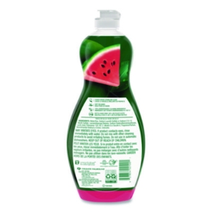 Dishwashing Liquid, Watermelon Scent, 20 oz Bottle, 9/Carton