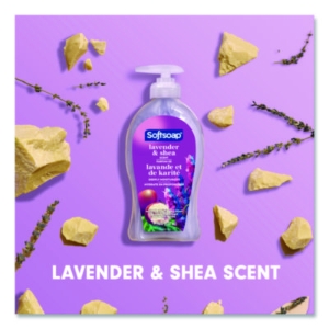 Liquid Hand Soap Pumps, Lavender Shea Scent, 6/Carton