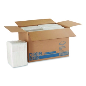 Acclaim 1/4 Fold Paper Dinner Napkins, White, 1-Ply, 16 x 16
