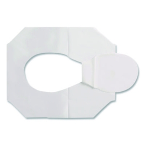 Safe-T-Gard Half-Fold Toilet Seat Covers, 14.5 X 17, White,