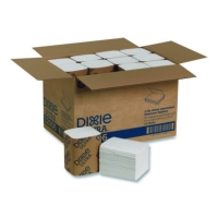 Interfold Napkin Refills 2-Ply, 6.5 x 9.78, White, 6,000/Car