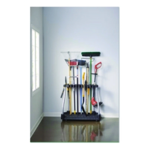 FastTrack Garage Tool Tower Rack, Plastic, Holds Up to 40 To