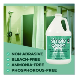 Lime Calcium Surface Residue Remover, 1 gal Bottle, 6/Carton