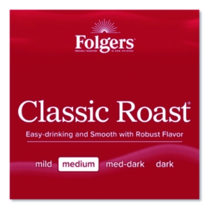 Classic Roast Ground Coffee Fraction Pack, 1.2 oz Packets, 4