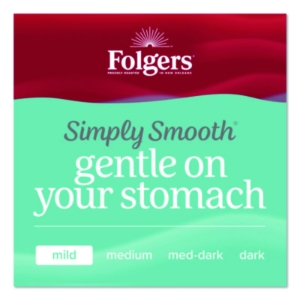 Simply Smooth Ground Coffee, Gentle On Your Stomach, 27 oz C
