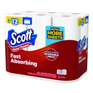 Choose-A-Sheet Kitchen Roll Paper Towels, Double Roll, 1-Ply
