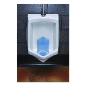 Tsunami, Urinal Screen, Cotton Blossom Scent, Blue, 148 g, 6