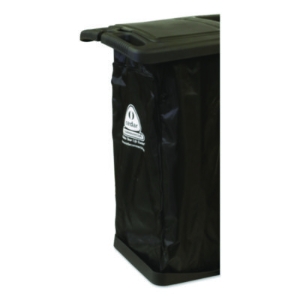 Premier Janitor Cart, 2 Shelves, Plastic, 18.25 x 44.5 x 38,