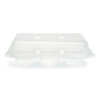 Bakery Containers, Muffin/Cupcake, 7.25 x 9.88 x 3.13, Clear