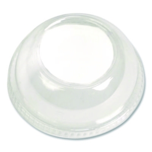 PET Lids, Fits 5 oz and 8 oz Sundae Cup, 100/Sleeve, 10/Slee