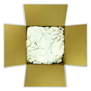 Sweatshirt Rags, Unscented, White, 8/lb, 25 lb/Carton