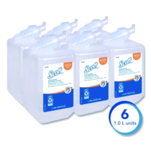 Antimicrobial Foam Skin Cleanser Refill, Fresh Scent, 1 L, 6