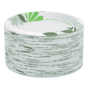 Pathways Soak-Proof Shield Mediumweight Paper Plates, 8.5" d