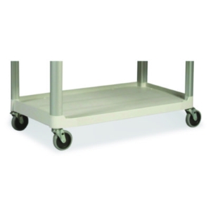 Xtra Utility Cart with Open Sides, Plastic, 3 Shelves, 300 l