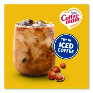Liquid Coffee Creamer, Hazelnut, 0.38 oz Mini Cups, 50/Box,