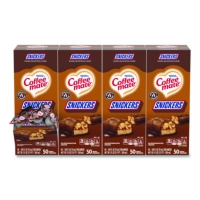 Liquid Coffee Creamer, Snickers, 0.38 oz Mini Cups, 200/Cart