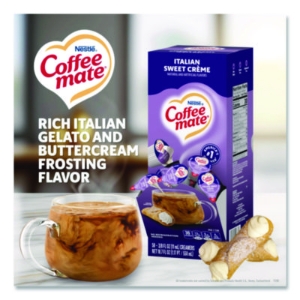 Liquid Coffee Creamer, Italian Sweet Cream, 0.38 oz Mini Cup