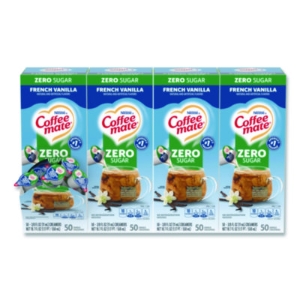 Liquid Coffee Creamer, Zero Sugar French Vanilla, 0.38 oz Mi