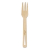 Bamboo Cutlery, Fork, Paper, Natural, 2,000/Carton