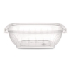 Square Plastic Bowls, 8 oz, 8.5 x 8.5 x 1.51, Clear, Plastic