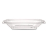 Square Plastic Bowls, 24 oz, 5 x 5 x 1.99, Clear, Plastic, 6