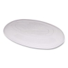 PLA Lids for Fiber Burrito Bowls, 8" Diameter, Clear, Plasti