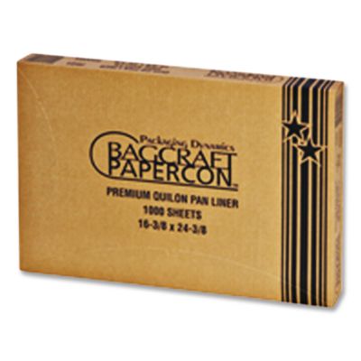 Premium Grease-Proof Quilon Pan Liners, 16.38 x 24.38, White