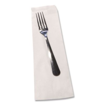 Silverware Bags, 2.25" x 10" x 10", Translucent White, 2,000