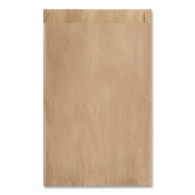 EcoCraft Grease-Resistant Sandwich Bags, 6.5" x 1" x 8", Nat