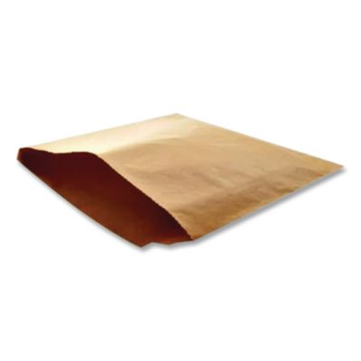 EcoCraft Grease-Resistant Sandwich Bags, 6.5" x 1" x 8", Nat