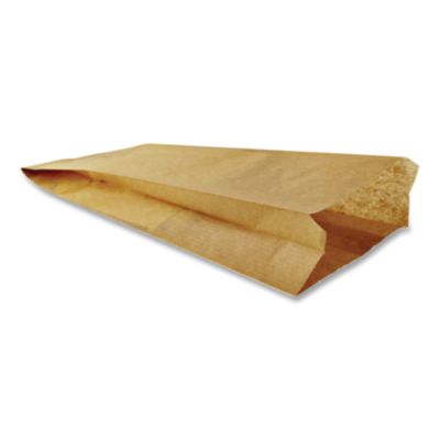 EcoCraft Grease-Resistant Sandwich Bags, 6.5" x 1" x 8", Nat