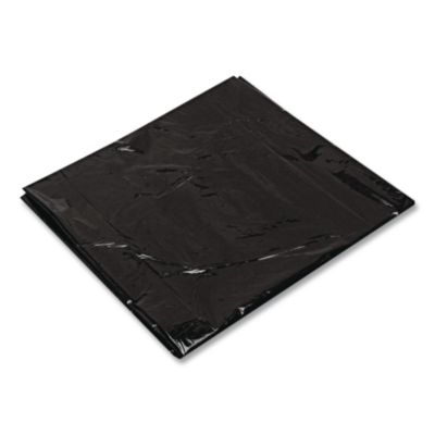 Low-Density Can Liners, 33 gal, 1.25 mil, 33" x 39", Black,