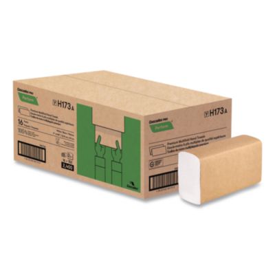Perform Multifold Towels, 2-Ply, 9 x 9.45, White, 150/Pack,
