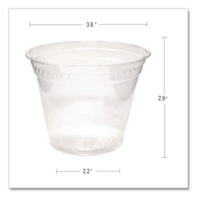 Greenware Cold Drink Cups, Old-Fashioned Cup, 9 oz, Sugarcan