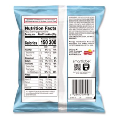 Mini Vanilla Creme Sandwich Cookies, 3.71 Oz, 24/carton