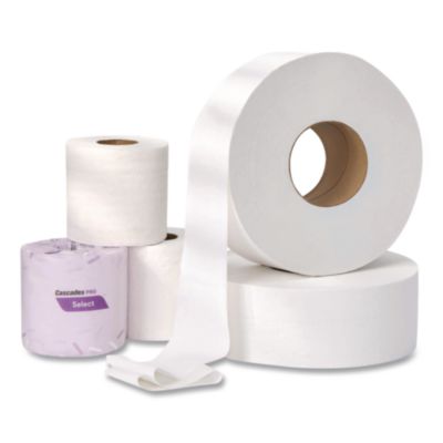 Select Standard Bath Tissue, Septic Safe, 2-Ply, White, 4 x