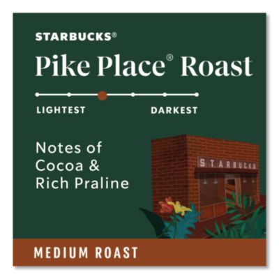 Pike Place Coffee K-Cups Pack, 24/box, 4 Box/carton