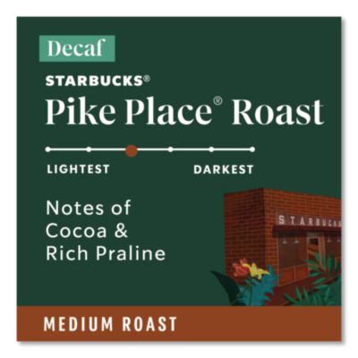 Pike Place Decaf Coffee K-Cups, 96/carton