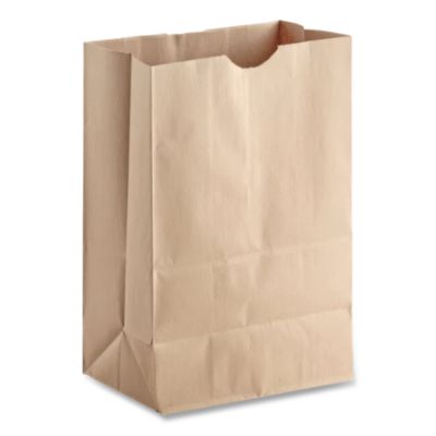 Grocery Paper Bags, 1/8 BBL Squat Size, Heavy-Duty, 57# Basi