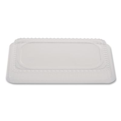 Plastic Dome Lids, Fits Oblong Pans 2061/2062, 8.25 x 5.88,