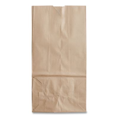 Grocery Paper Bags, 20# Size, 40# Basis Weight, 8.25" x 5.25