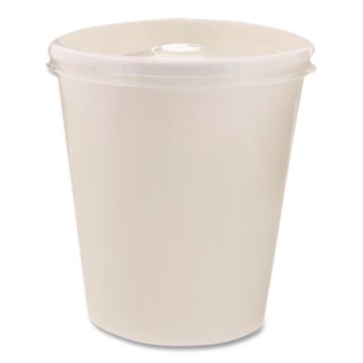 Plastic High Heat Vented Lid, Fits 16 oz to 32 oz Containers