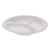 Placesetter Satin Non-Laminated Foam Dinnerware, 3-Compartme
