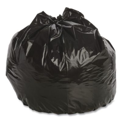 Total Recycled Content Plastic Trash Bags, 45 gal, 1.5 mil,