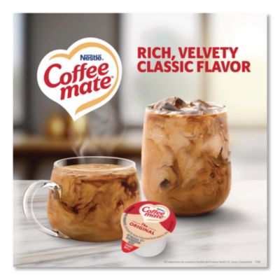 Liquid Coffee Creamer, Original, 0.38 Oz Mini Cups, 360/cart