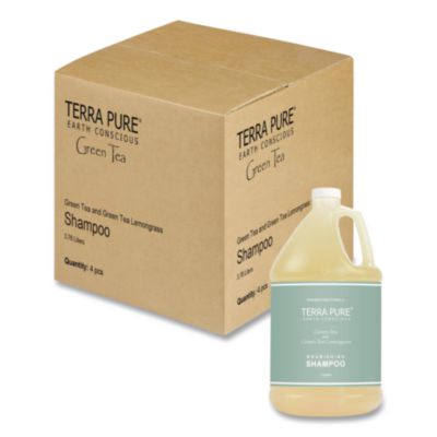 Terra Pure Shampoo Gallon, Green Tea Lemongrass Scent, 1 gal