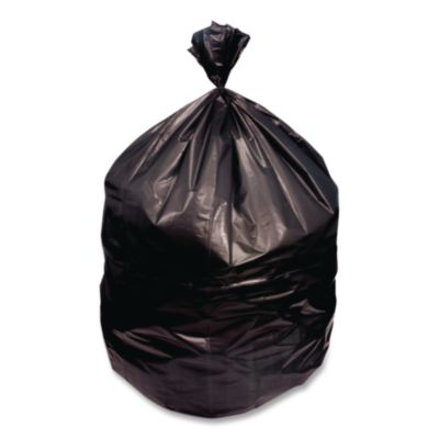 Reprocessed Resin Can Liners, 60 gal, 1.5 mil, 38" x 58", Bl