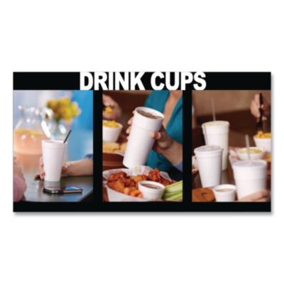 Foam Drink Cups, 32 oz, White, 500/Carton