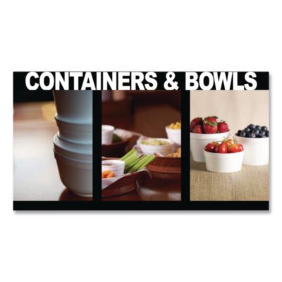 Foam Containers, Tall Style, 16 oz, White, 500/Carton